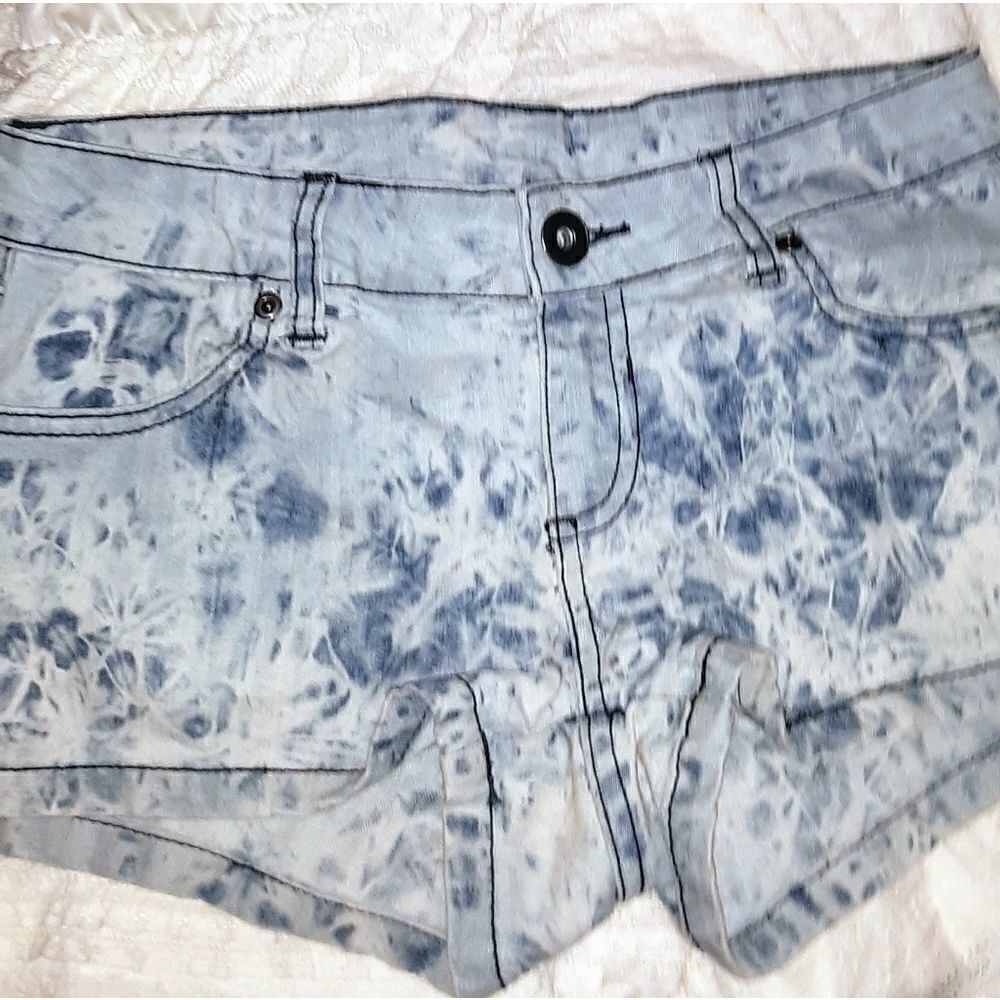 City Street Tie Dye Jean Shorts Size 0